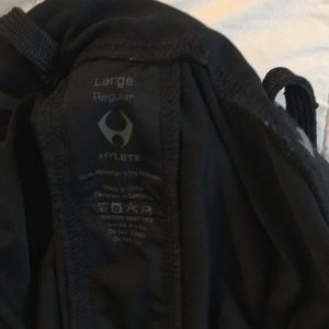 Men’s black large hylete shorts